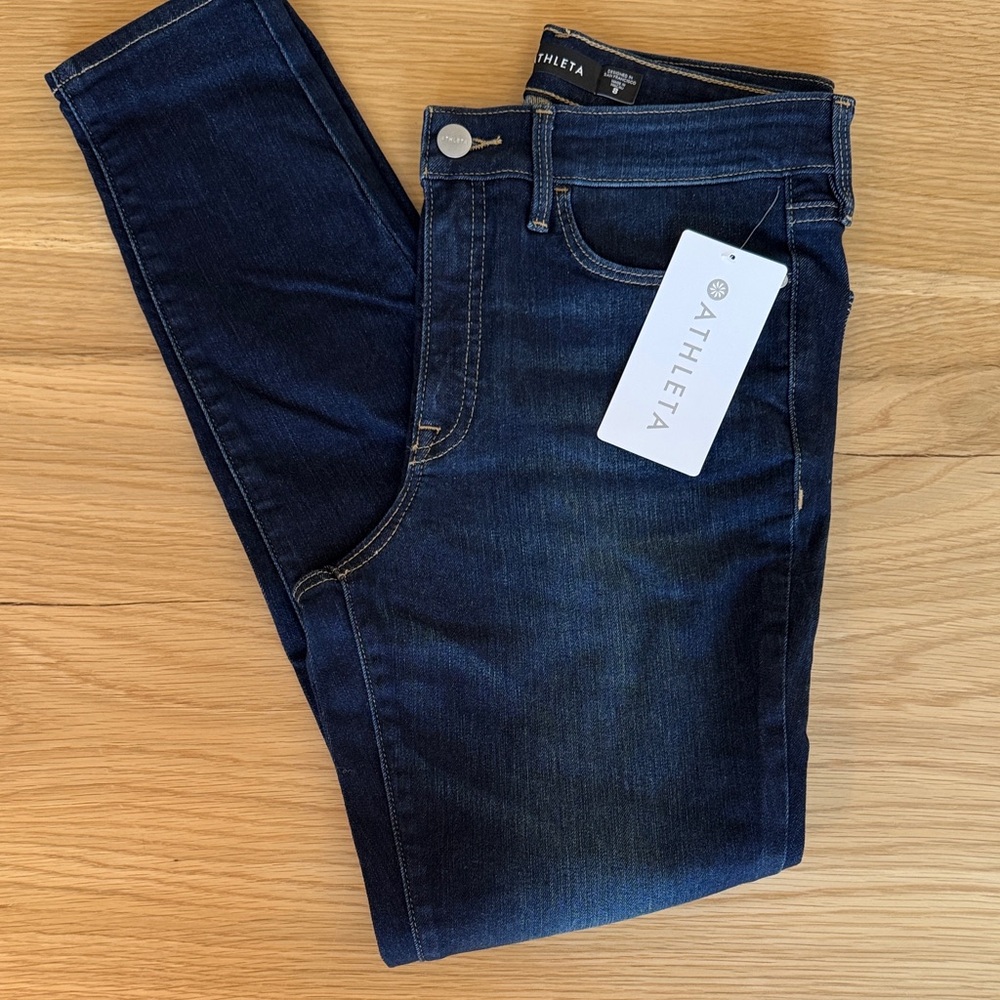 Athleta Sculptek Ultra Skinny Jeans, midnight